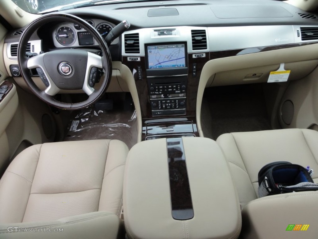 2011 Cadillac Escalade Luxury AWD Cashmere/Cocoa Dashboard Photo #52556942