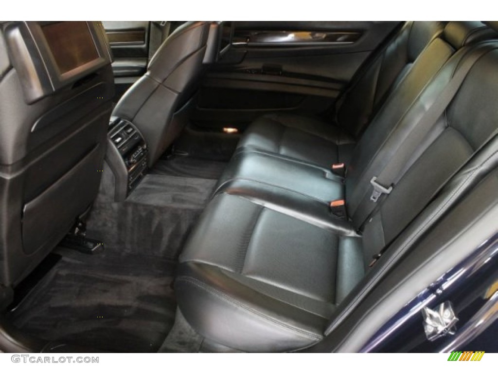 2009 7 Series 750Li Sedan - Imperial Blue Metallic / Black Nappa Leather photo #14