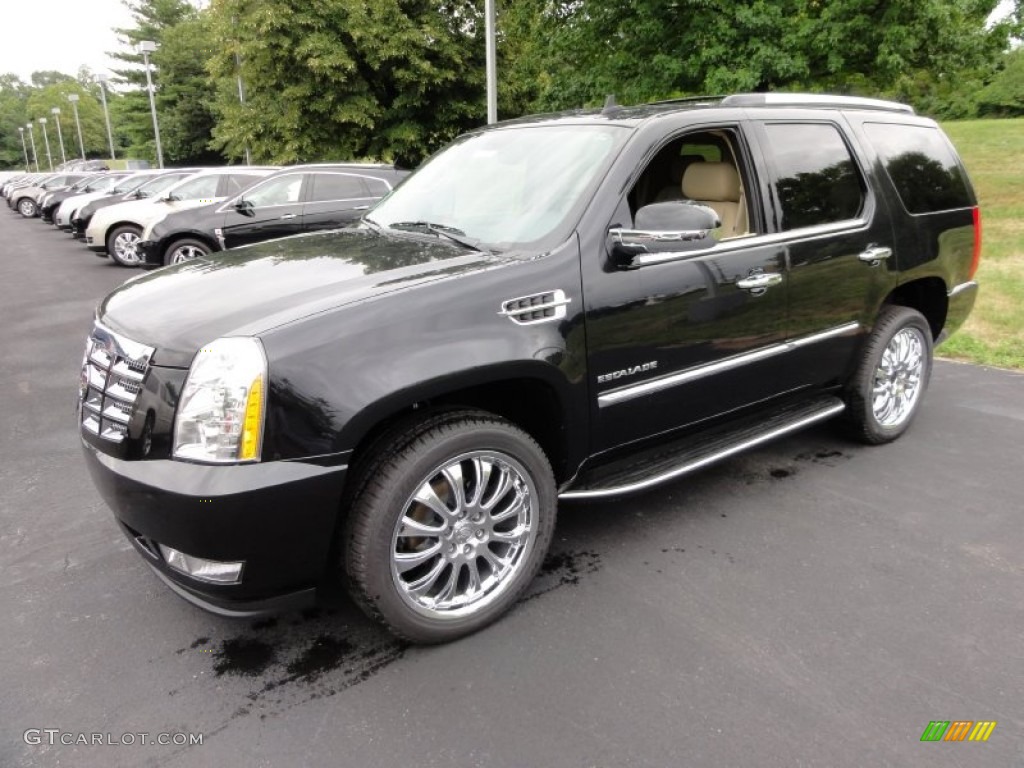 Black Ice Metallic 2011 Cadillac Escalade AWD Exterior Photo #52557245