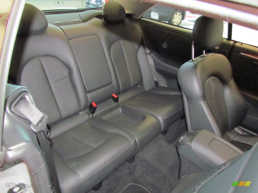 Black Interior 2008 Mercedes-Benz CLK 550 Coupe Photo #52558685