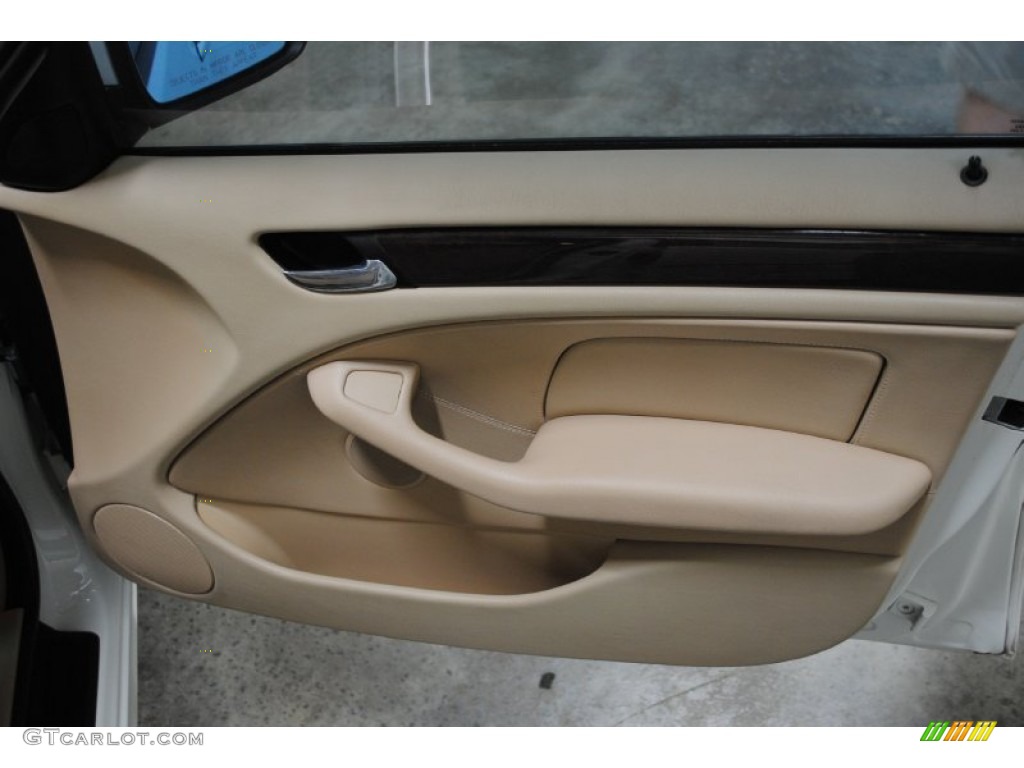 2003 3 Series 325i Sedan - Alpine White / Sand photo #16