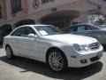 2008 Arctic White Mercedes-Benz CLK 350 Coupe  photo #1