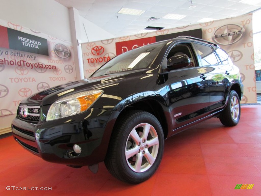 2008 RAV4 Limited V6 4WD - Black / Taupe photo #1