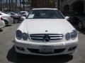 2008 Arctic White Mercedes-Benz CLK 350 Coupe  photo #6