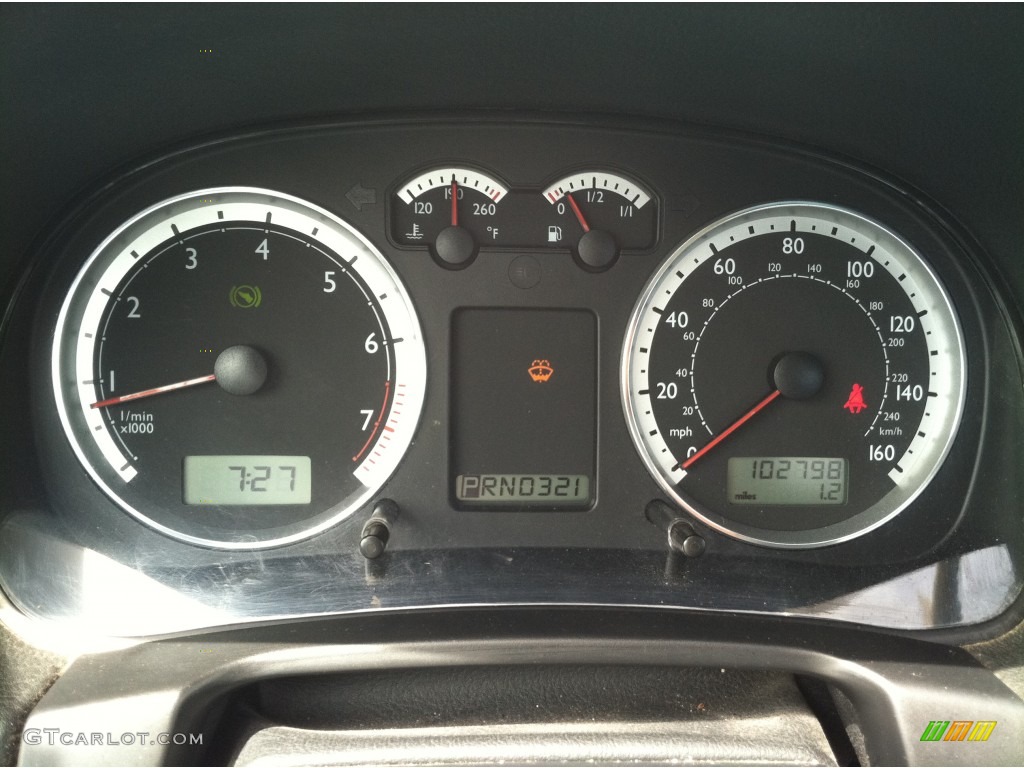 2004 Volkswagen Jetta GLS Sedan Gauges Photo #52559384
