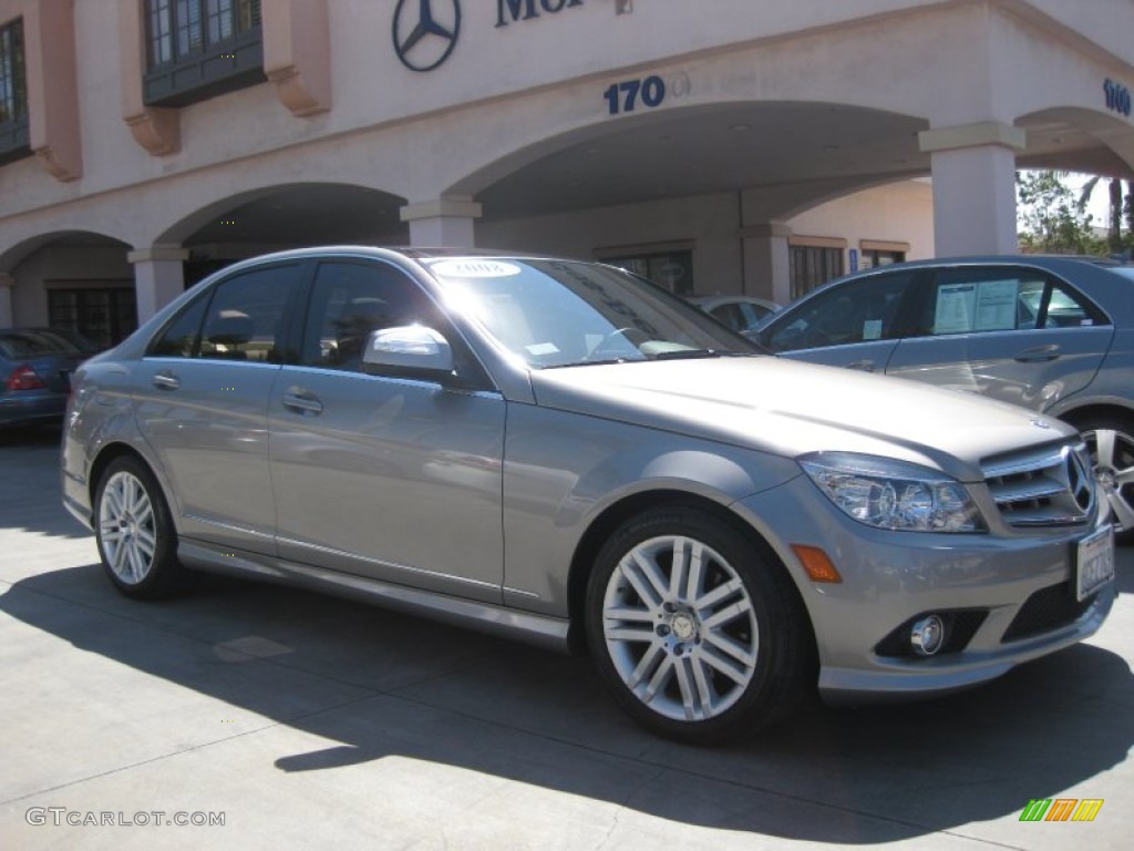 2008 C 300 Sport - Pewter Metallic / Black photo #1