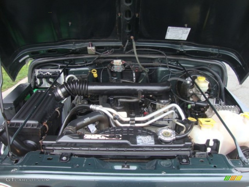 2004 Wrangler Sport 4x4 - Shale Green Metallic / Dark Slate Gray photo #10