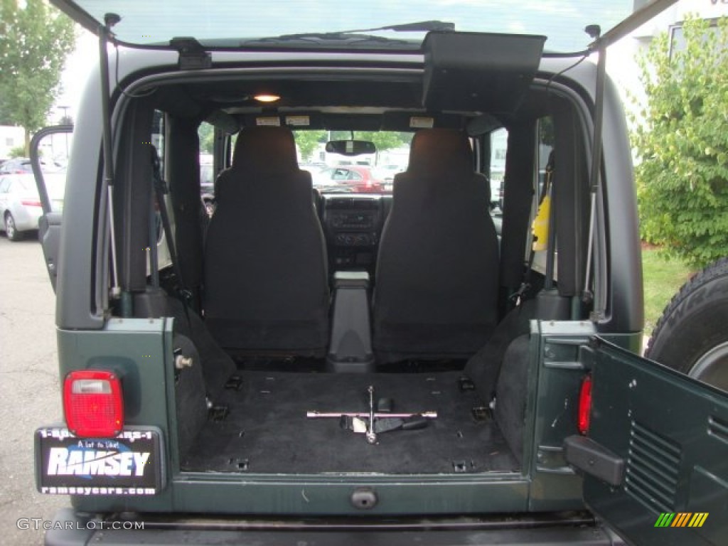 2004 Wrangler Sport 4x4 - Shale Green Metallic / Dark Slate Gray photo #16