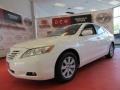 2009 Super White Toyota Camry XLE V6  photo #1