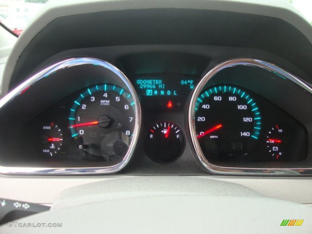 2010 Traverse LT AWD - Dark Cherry Metallic / Dark Gray/Light Gray photo #15