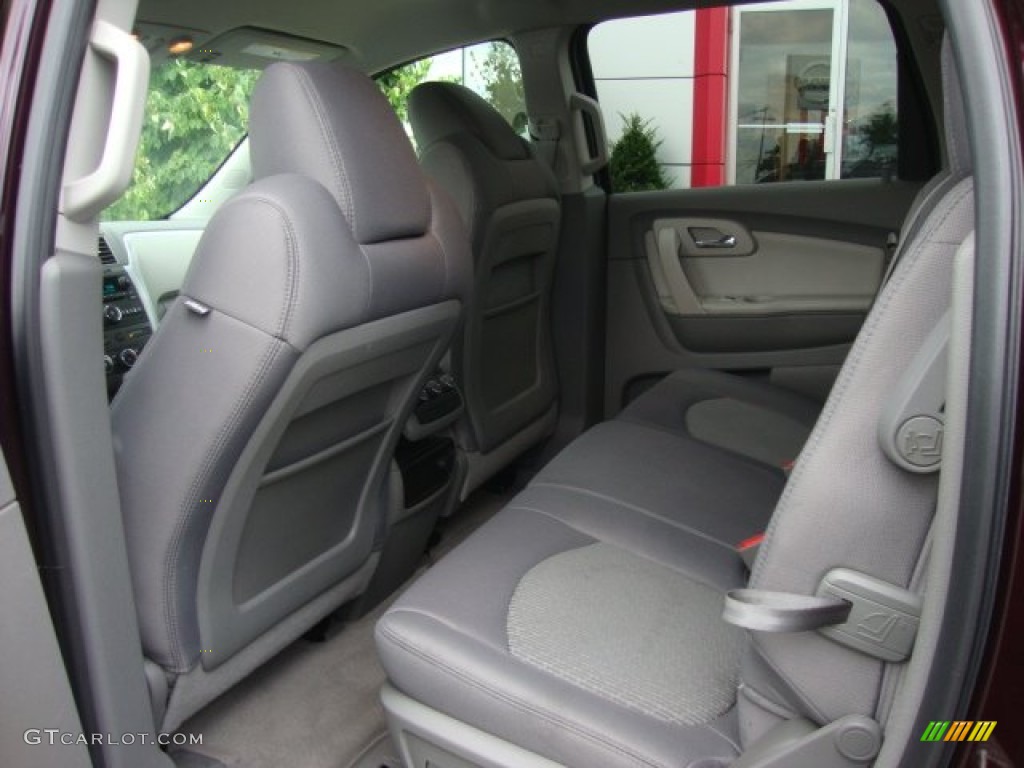 2010 Traverse LT AWD - Dark Cherry Metallic / Dark Gray/Light Gray photo #19