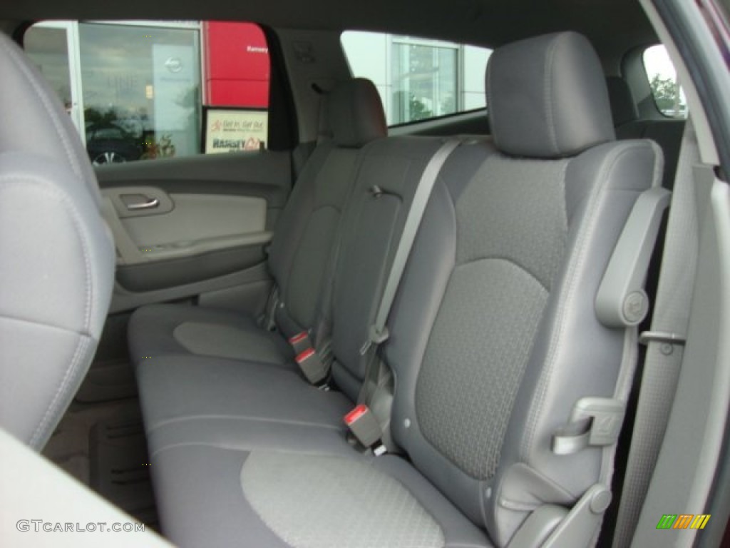 2010 Traverse LT AWD - Dark Cherry Metallic / Dark Gray/Light Gray photo #20