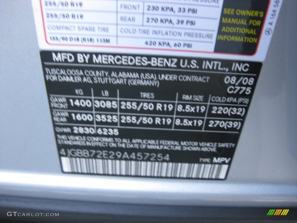 2009 ML 550 4Matic - Iridium Silver Metallic / Black photo #27