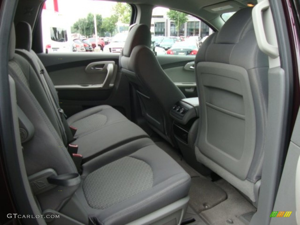 2010 Traverse LT AWD - Dark Cherry Metallic / Dark Gray/Light Gray photo #24