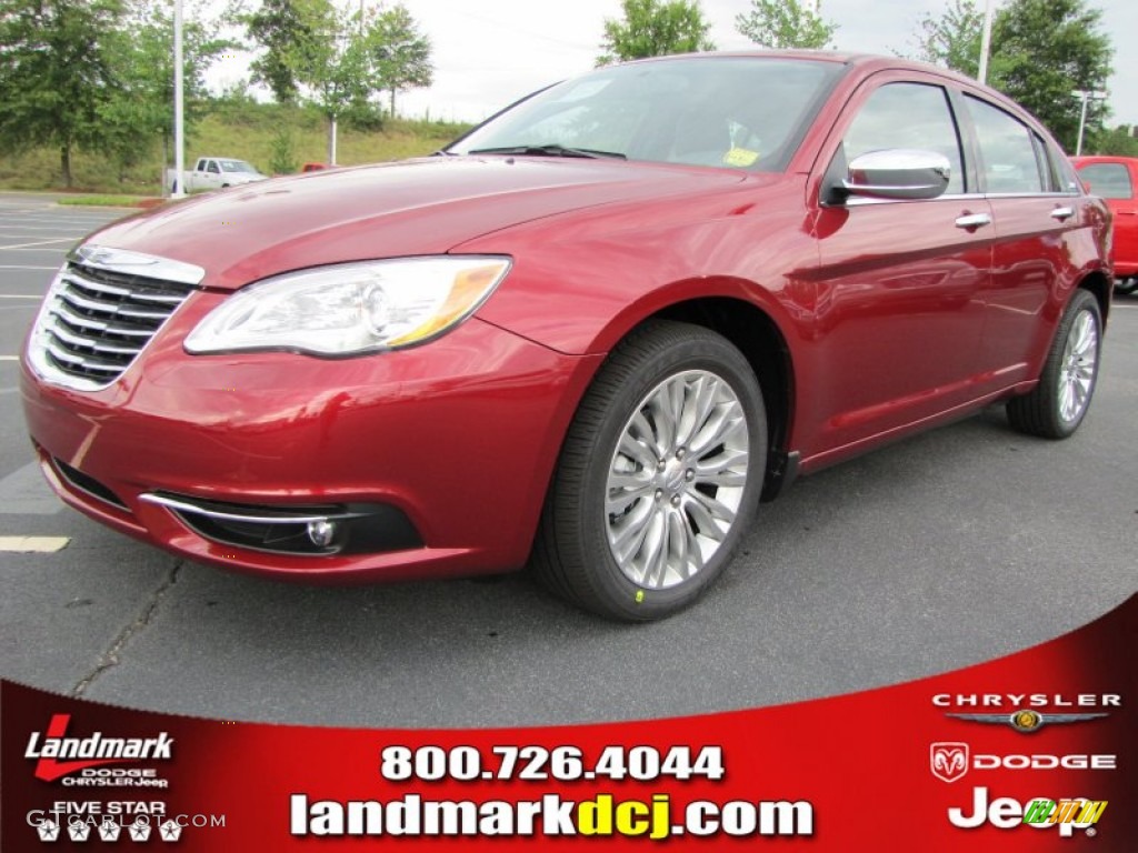 Deep Cherry Red Crystal Pearl Chrysler 200