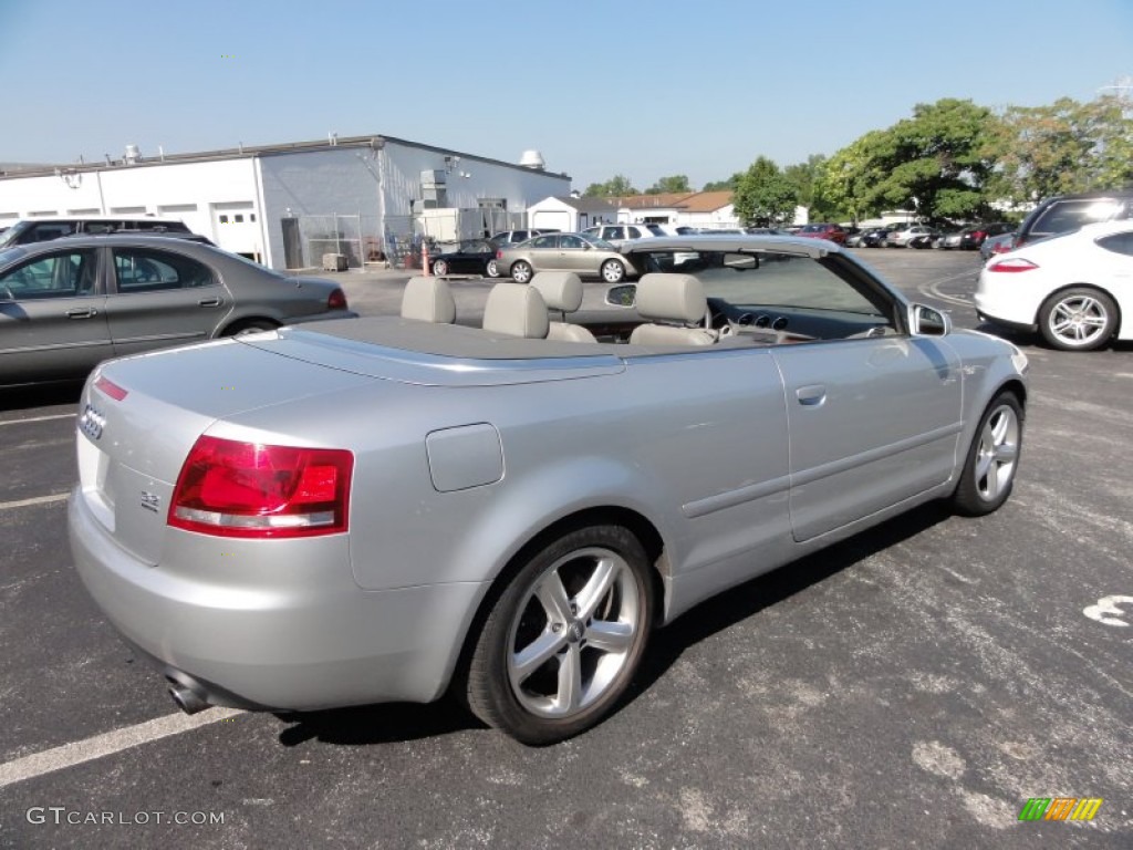 Light Silver Metallic 2007 Audi A4 3.2 quattro Cabriolet Exterior Photo #52561244