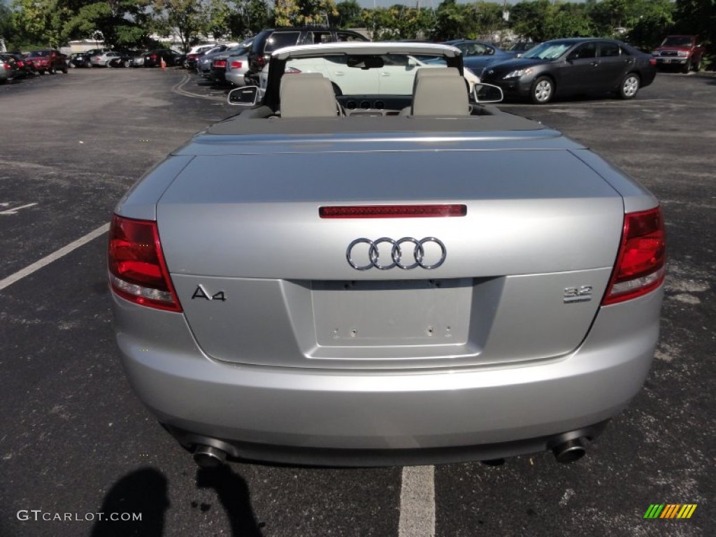 Light Silver Metallic 2007 Audi A4 3.2 quattro Cabriolet Exterior Photo #52561259
