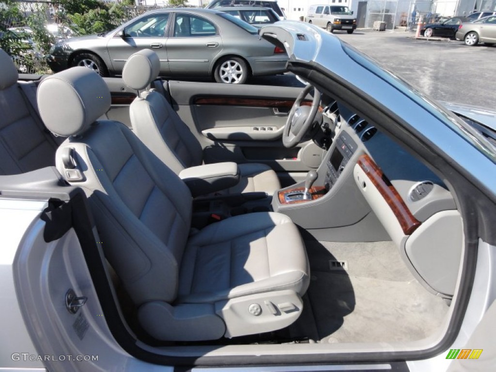 Platinum Interior 2007 Audi A4 3.2 quattro Cabriolet Photo #52561433