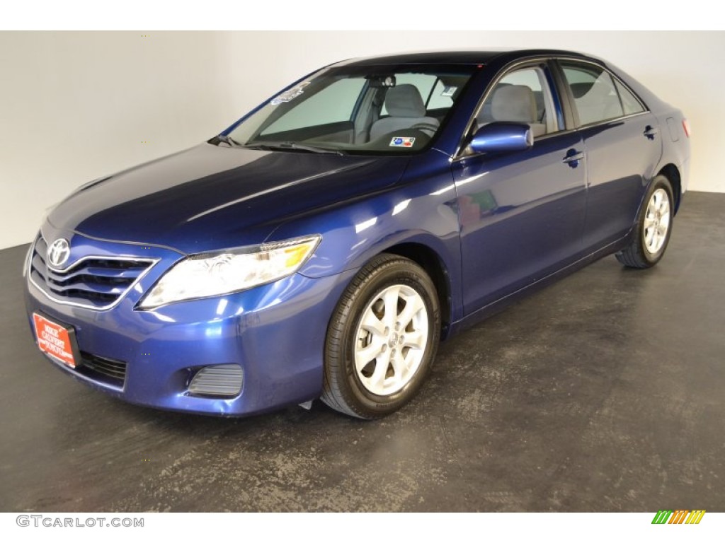 2010 Camry LE - Blue Ribbon Metallic / Ash Gray photo #1