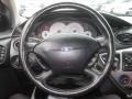 Dark Charcoal Black 2001 Ford Focus SE Sedan Steering Wheel