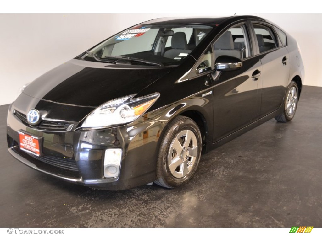2010 Prius Hybrid II - Black / Dark Gray photo #1
