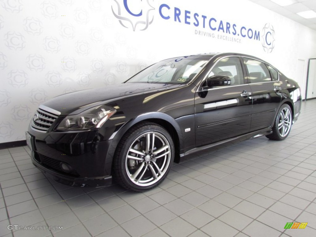 Black Obsidian 2006 Infiniti M 45 Sport Sedan Exterior Photo #52564268