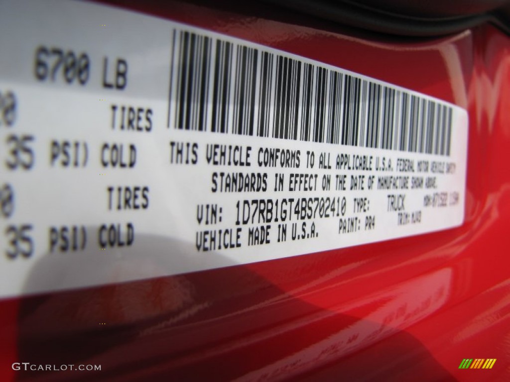 2011 Ram 1500 Big Horn Quad Cab - Flame Red / Dark Slate Gray/Medium Graystone photo #13