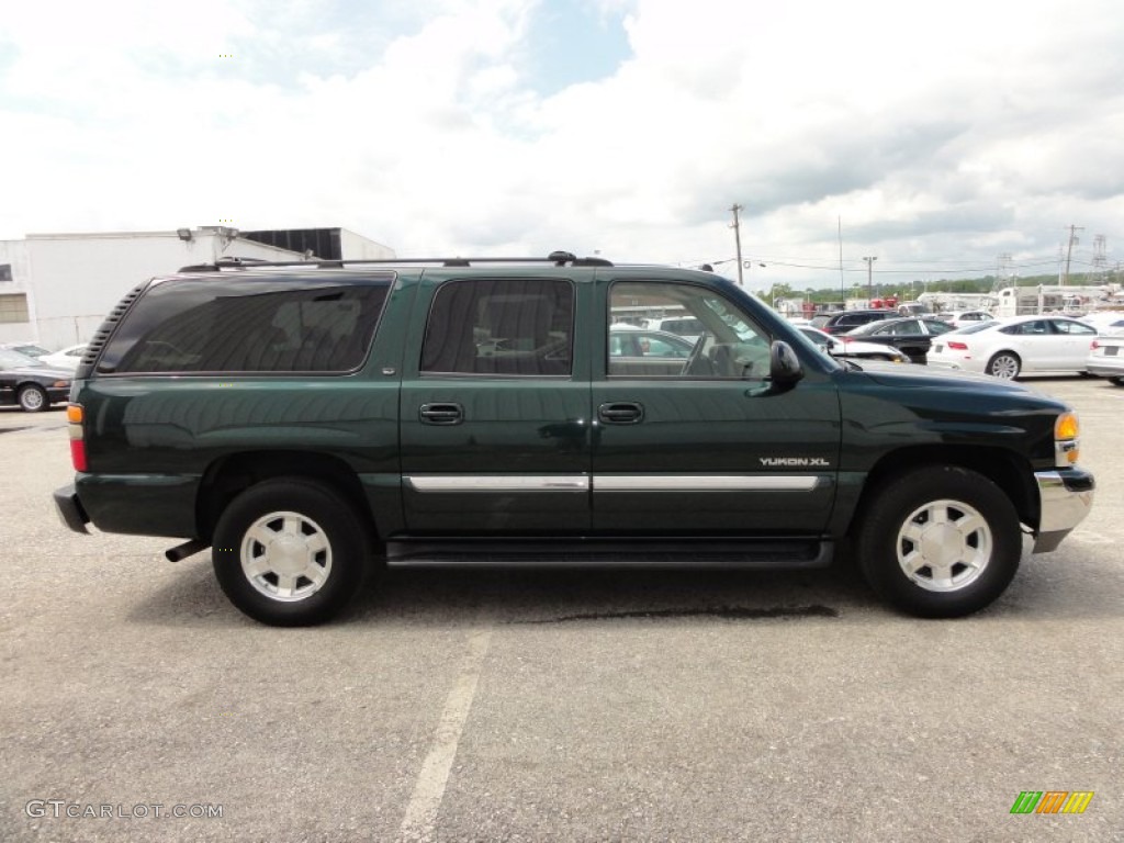 2004 Yukon XL 1500 SLT 4x4 - Polo Green Metallic / Neutral/Shale photo #7