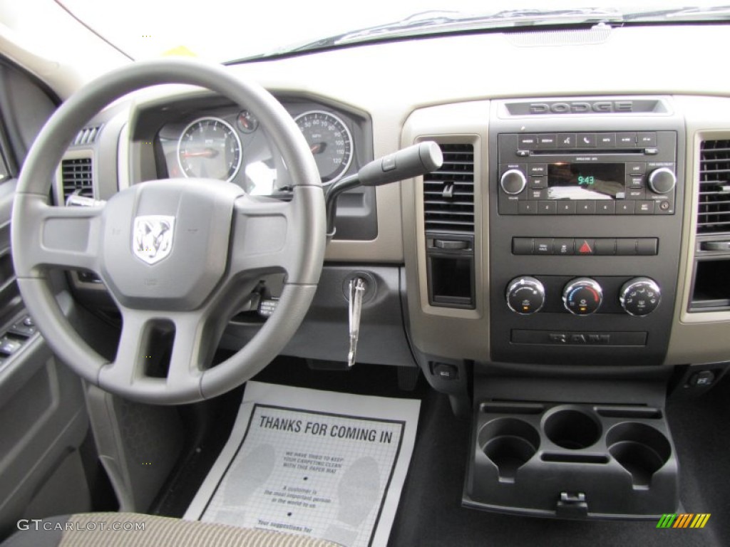 2011 Ram 1500 ST Quad Cab - Bright Silver Metallic / Dark Slate Gray/Medium Graystone photo #9