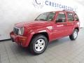 2004 Flame Red Jeep Liberty Limited 4x4  photo #7