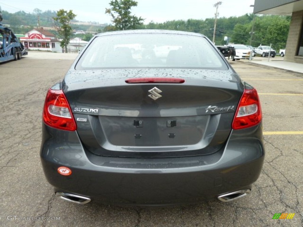 2010 Kizashi GTS - Azure Gray Metallic / Black photo #3