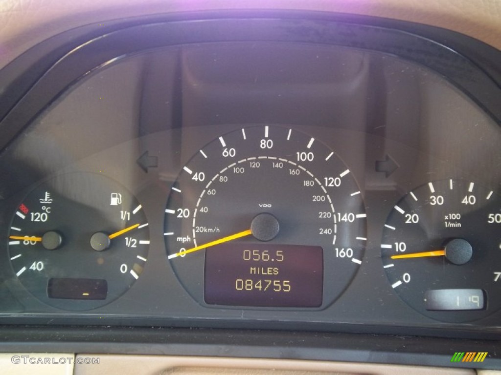 2000 Mercedes-Benz E 320 4Matic Sedan Gauges Photo #52567658