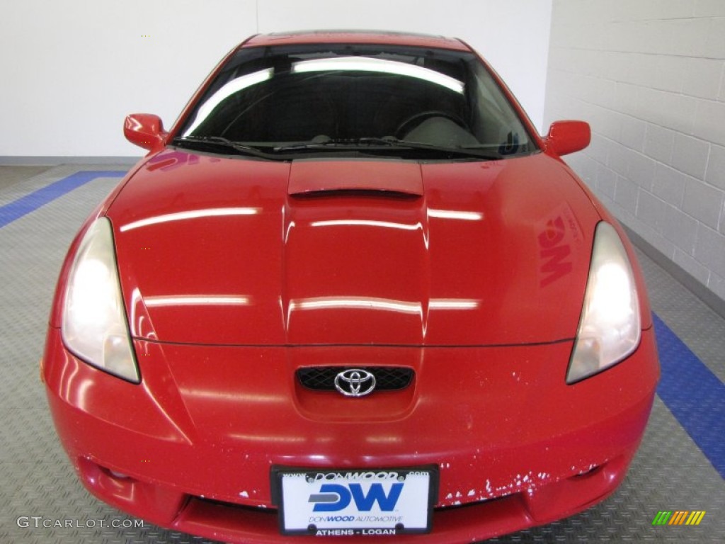 2001 Celica GT - Absolutely Red / Black/Red photo #7