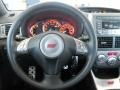 Carbon Black/Graphite Gray Alcantara 2008 Subaru Impreza WRX STi Steering Wheel