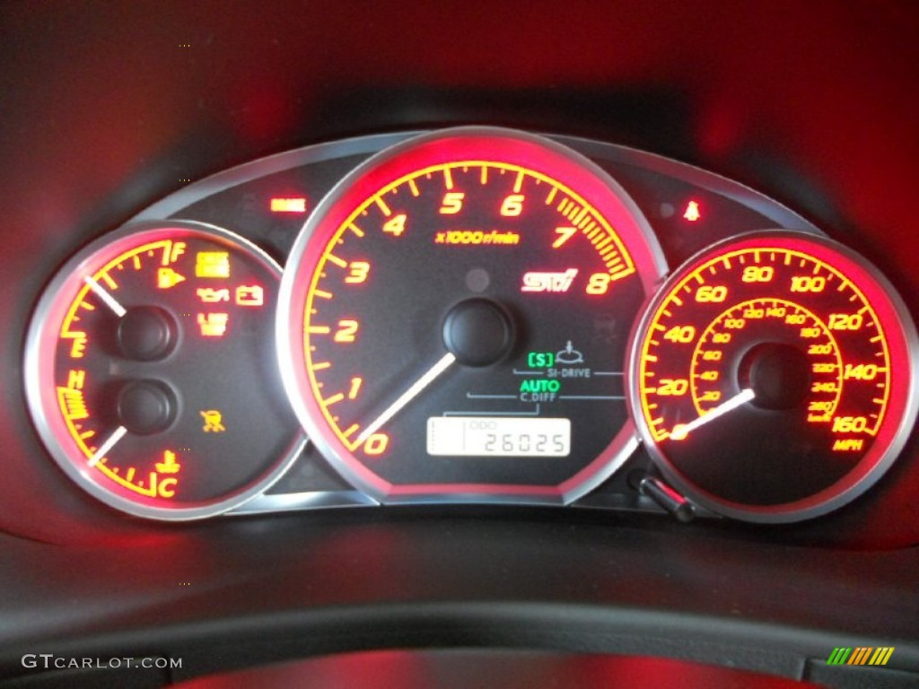2008 Subaru Impreza WRX STi Gauges Photo #52569143