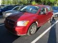 2009 Inferno Red Crystal Pearl Dodge Caliber SE  photo #4