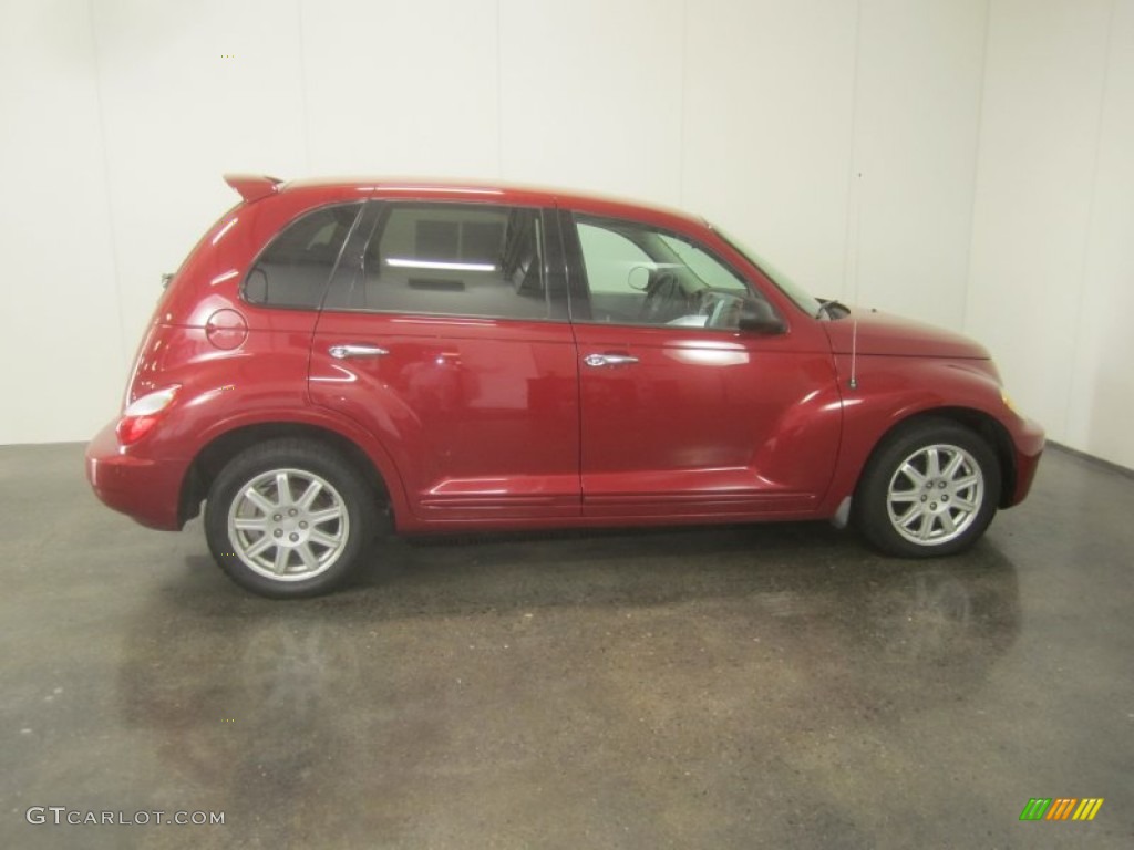 2007 PT Cruiser  - Inferno Red Crystal Pearl / Pastel Slate Gray photo #11