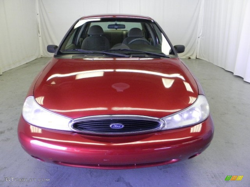 2000 Contour SE - Toreador Red Metallic / Medium Prairie Tan photo #2