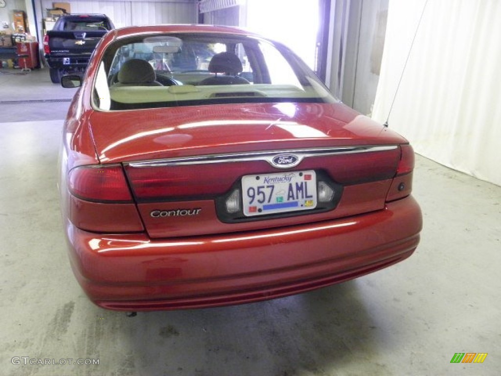2000 Contour SE - Toreador Red Metallic / Medium Prairie Tan photo #11