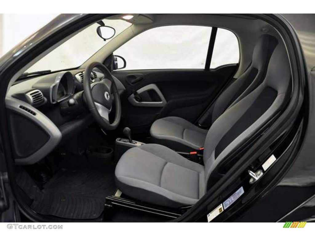 Gray Interior 2009 Smart fortwo pure coupe Photo #52571270