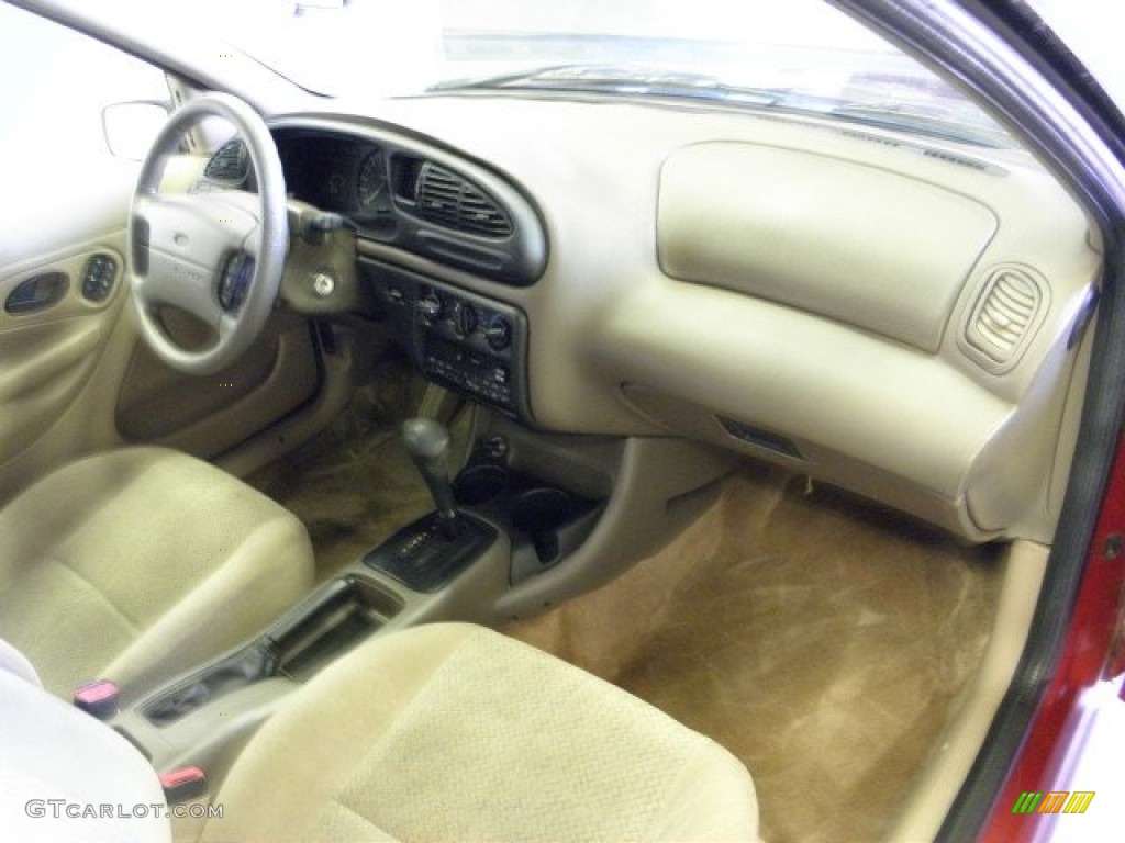 2000 Contour SE - Toreador Red Metallic / Medium Prairie Tan photo #14