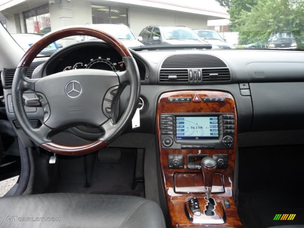 2004 Mercedes-Benz CL 500 Charcoal Dashboard Photo #52571492