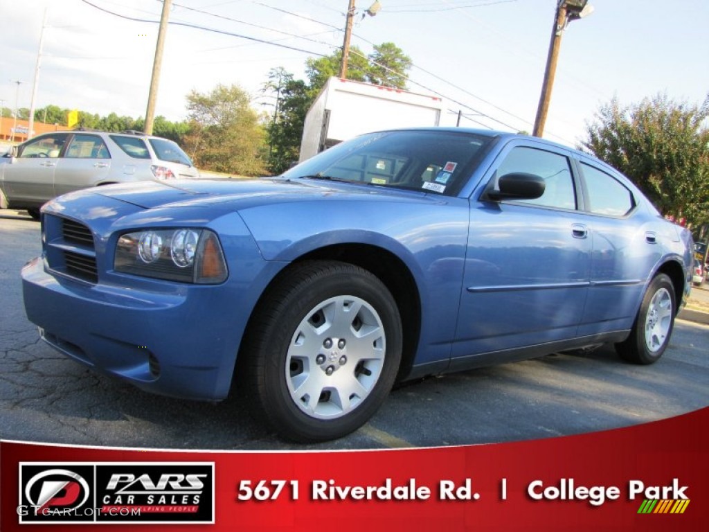 Marine Blue Pearl Dodge Charger