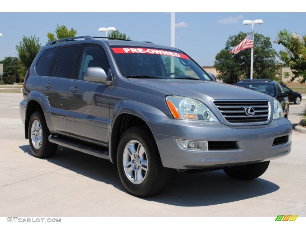 2004 GX 470 - Ash Blue Mica / Dark Gray photo #3