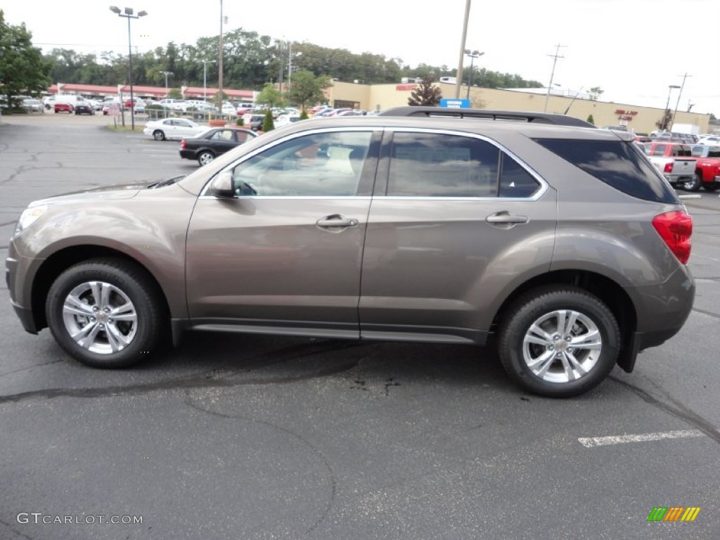 Mocha Steel Metallic 2012 Chevrolet Equinox LT AWD Exterior Photo #52574906