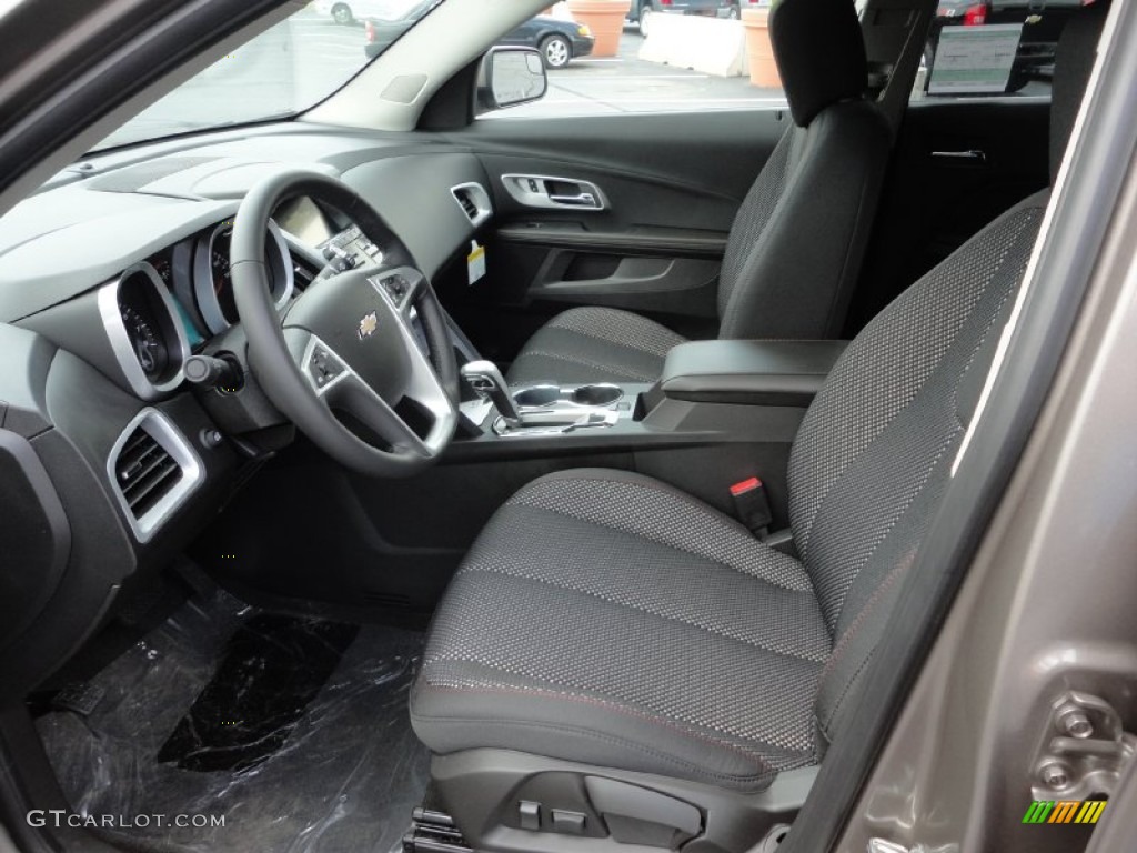 Jet Black Interior 2012 Chevrolet Equinox LT AWD Photo #52574996