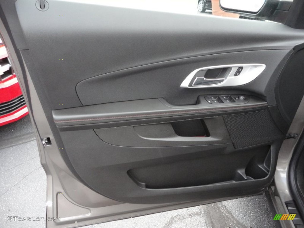 2012 Chevrolet Equinox LT AWD Jet Black Door Panel Photo #52575029