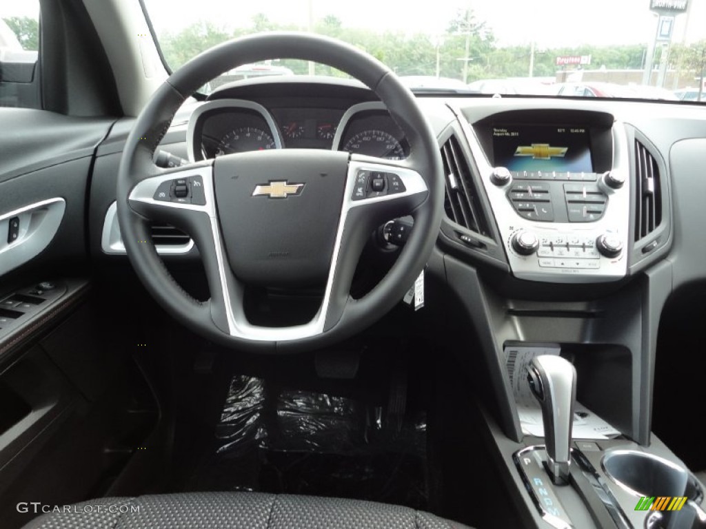 2012 Chevrolet Equinox LT AWD Jet Black Dashboard Photo #52575074