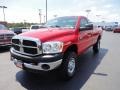 2008 Flame Red Dodge Ram 2500 SXT Regular Cab 4x4  photo #3