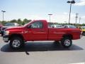 2008 Flame Red Dodge Ram 2500 SXT Regular Cab 4x4  photo #4